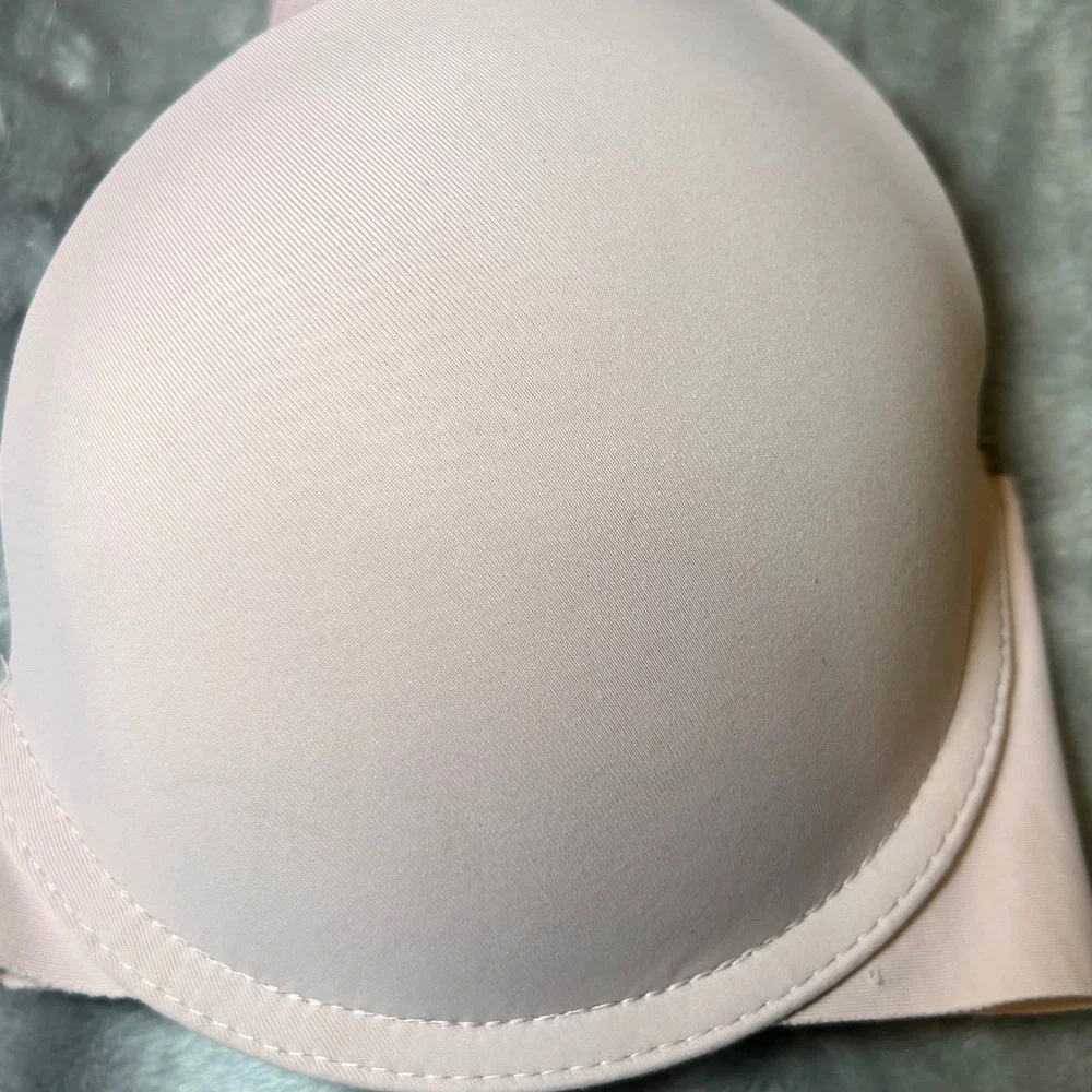Tahari Womens Size 36C Beige Demi Cup Bra Adjustable‎ Straps Comfort Everyday